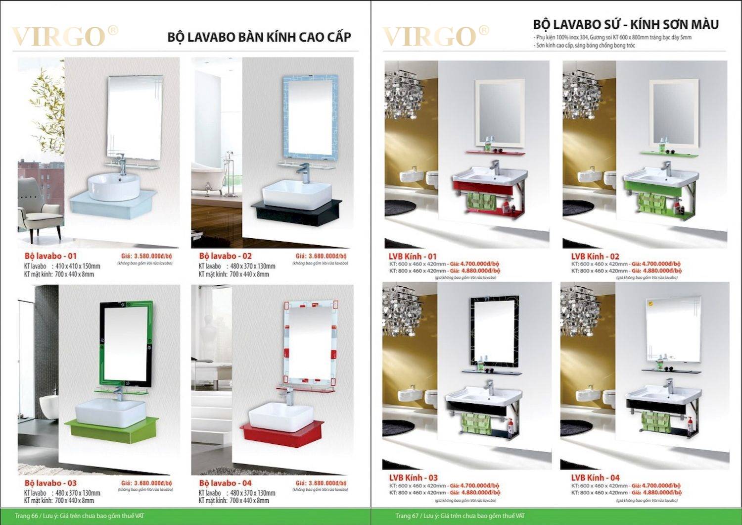 Catalogue và bảng giá Thiết bị vệ sinh VIRGO mới nhất /Page 34